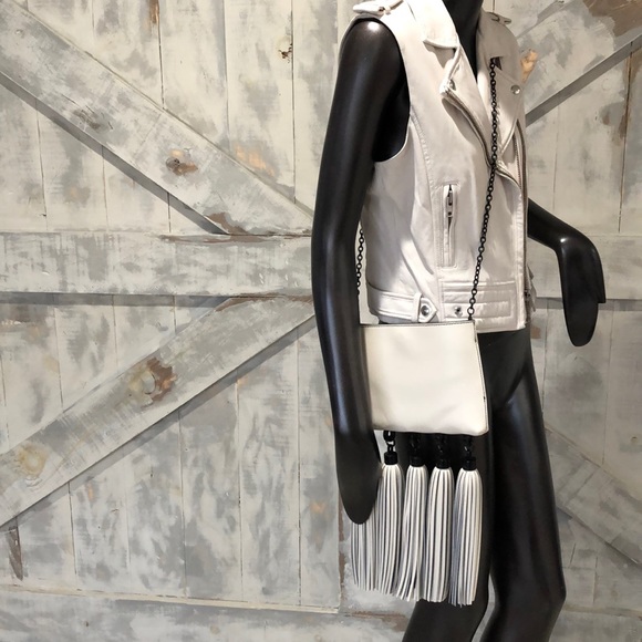 Iro Suga Lamb leather leather moto vest - Picture 2 of 10
